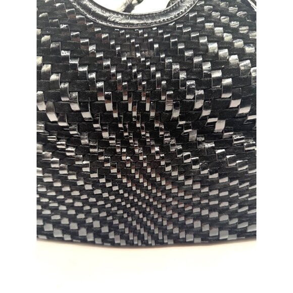 Cole Haan Genevieve Woven Patent & Suede Leather Large Triangle Tote – NWOT - Picture 14 of 16